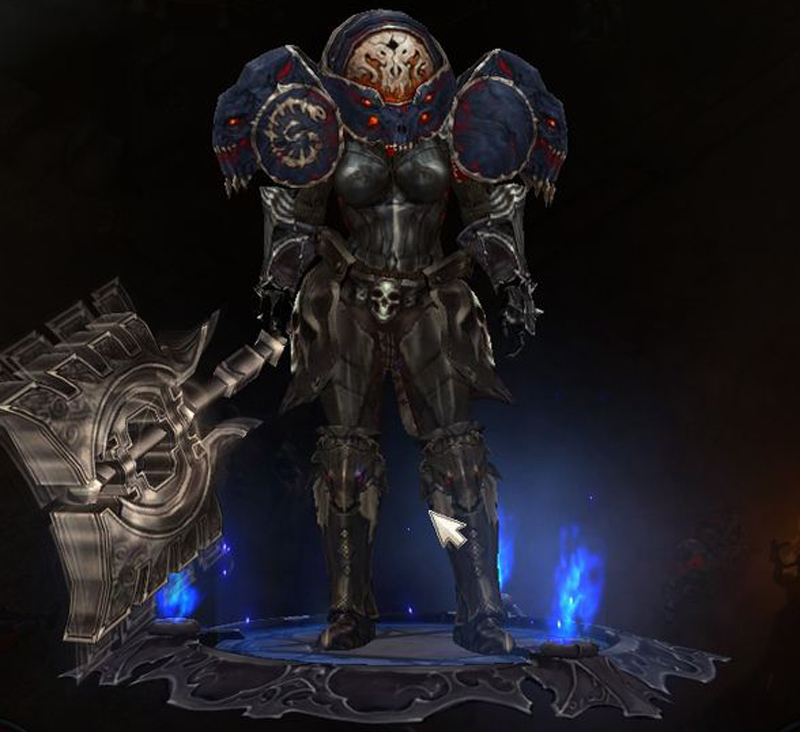 Star helm and Star pauldrons (via Battle.net forums)